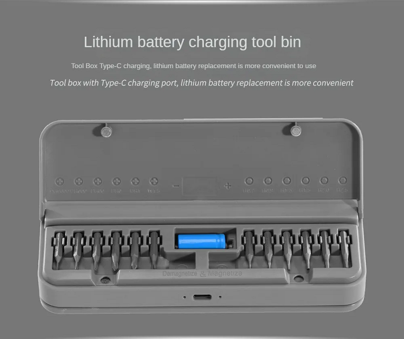 Bộ tua vít điện đa năng CS0601A CreationSpace 28 trong 1 dùng pin lithium